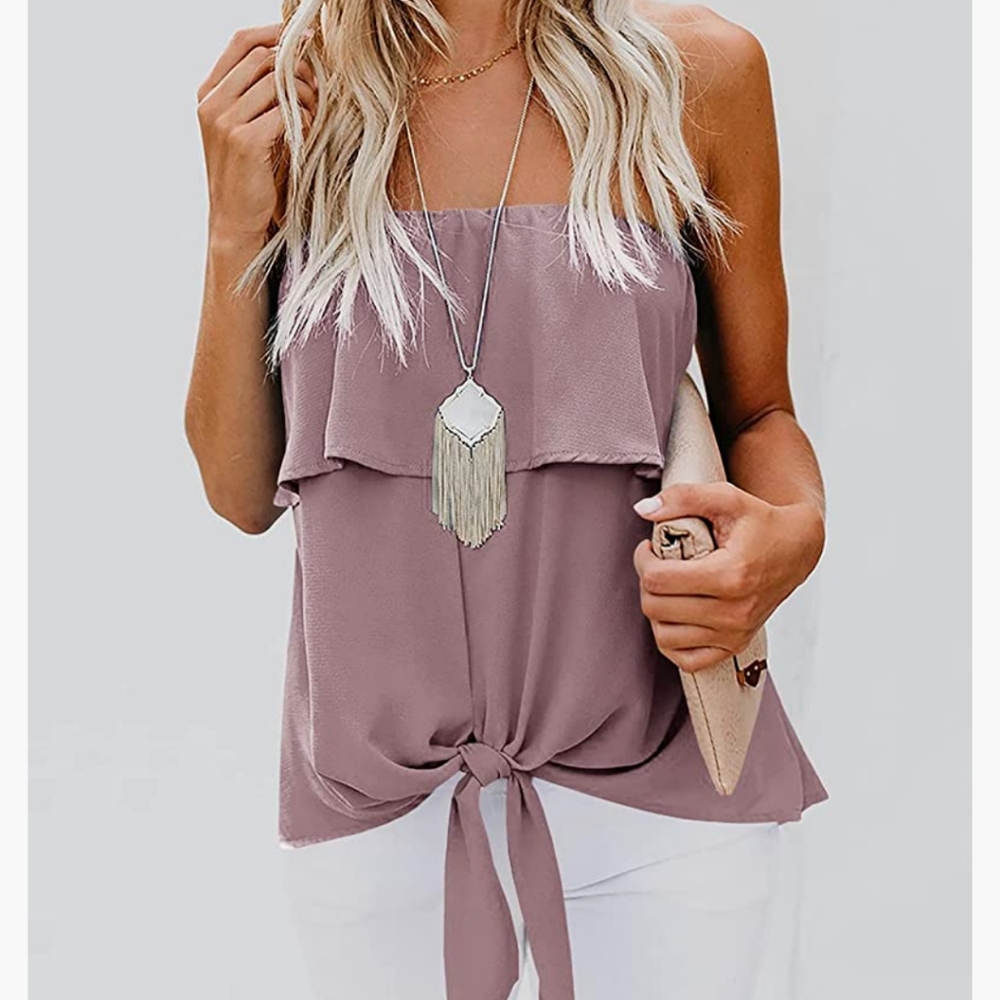 Macys strapless blouse - Picture 2 of 3